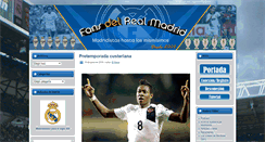 Desktop Screenshot of fansdelmadrid.com
